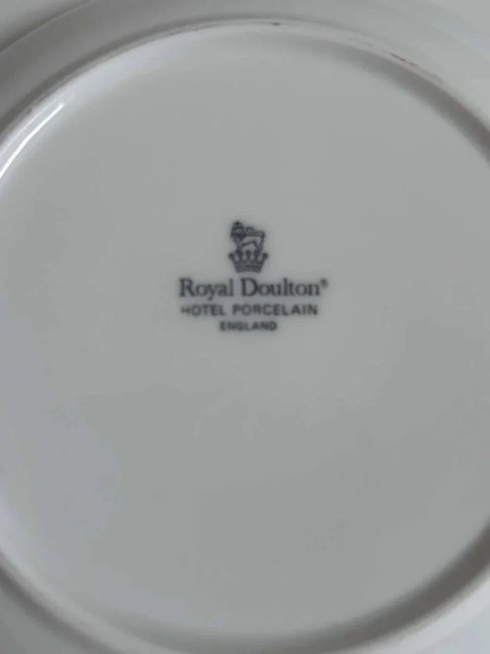 Royal Doulton ALLEGRO White Porcelain Embossed Scrolls Hotel Ware * Set of 4